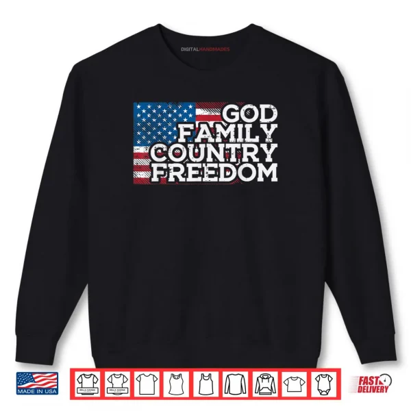 Christian Religious God Jesus Patriotic Shirt 1 Sweatshirt Christian Religious God Jesus Patriotic Shirt