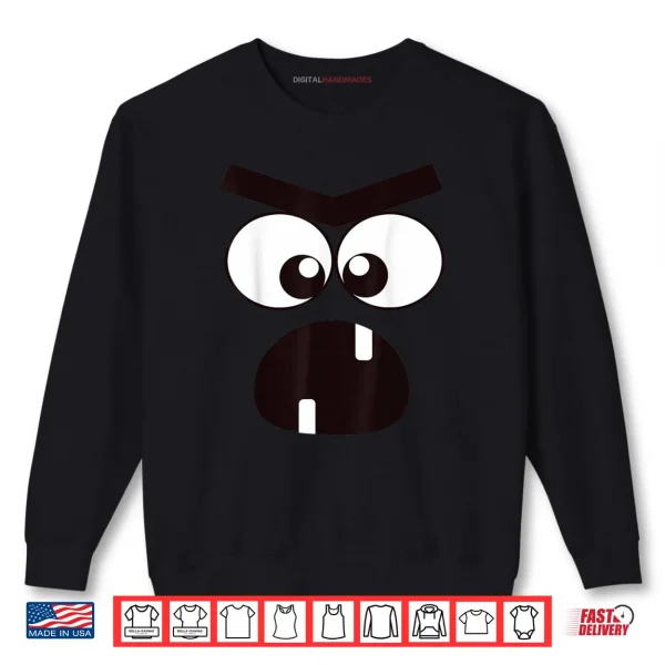 Sweatshirt Creepy Carrots Face Halloween Costume Shirt