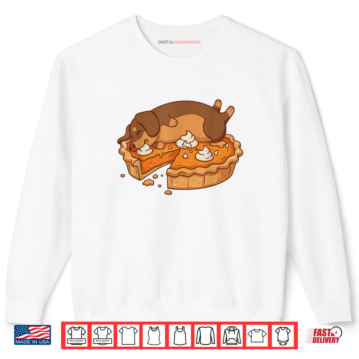 Cute Thanksgiving Dachshund Pumpkin Pie Autumn Shirt Cute Thanksgiving Dachshund Pumpkin Pie Autumn Shirt