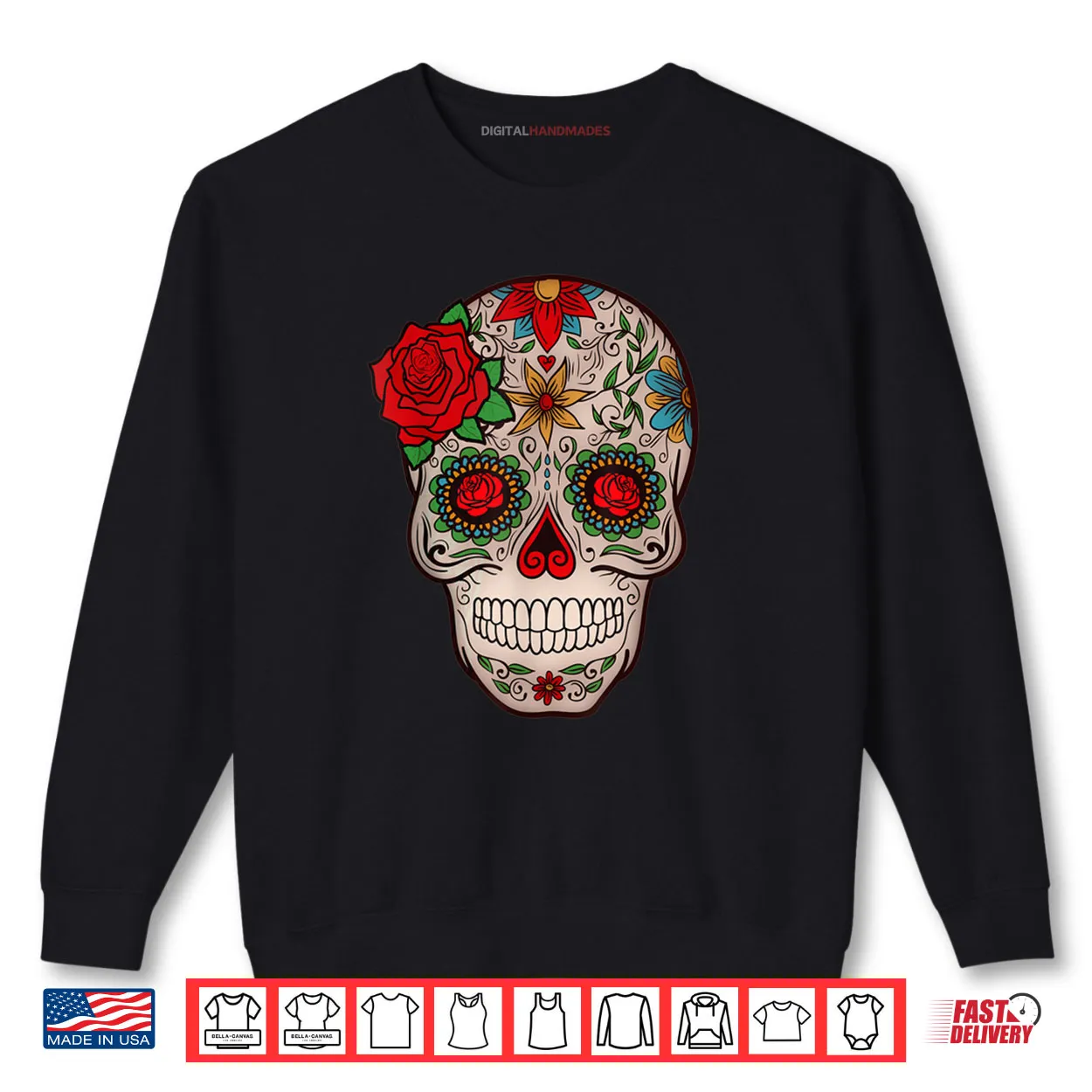 Day of the Dead Mexican Sugar Skull All Saints Day Shirt Day of the Dead Mexican Sugar Skull All Saints Day Shirt