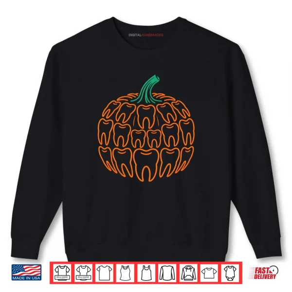 Dental Pumpkin Fall Thanksgiving Dentist Hygienist Autumn Shirt 1 Sweatshirt Dental Pumpkin Fall Thanksgiving Dentist Hygienist Autumn Shirt