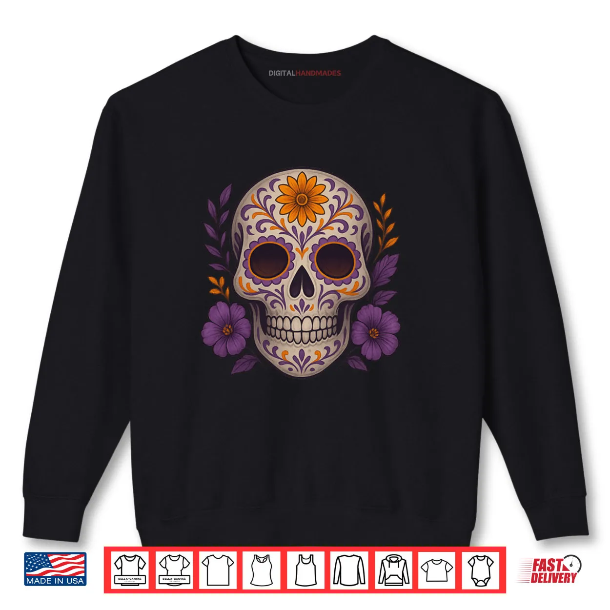 Dia De Los Muertos Day of The Dead Sugar Skull Halloween Shirt Dia De Los Muertos Day of The Dead Sugar Skull Halloween Shirt