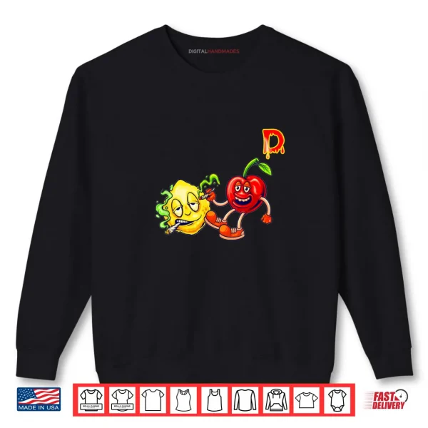 Sweatshirt Drizzles Lemon Cherry Headz Shirt