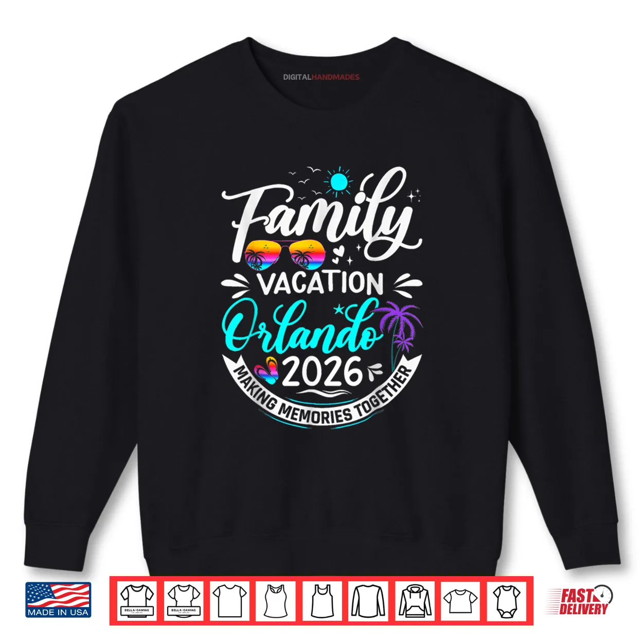 Family Vacation Orlando 2026 Beach Summer Vacation 2026 Shirt Family Vacation Orlando 2026 Beach Summer Vacation 2026 Shirt