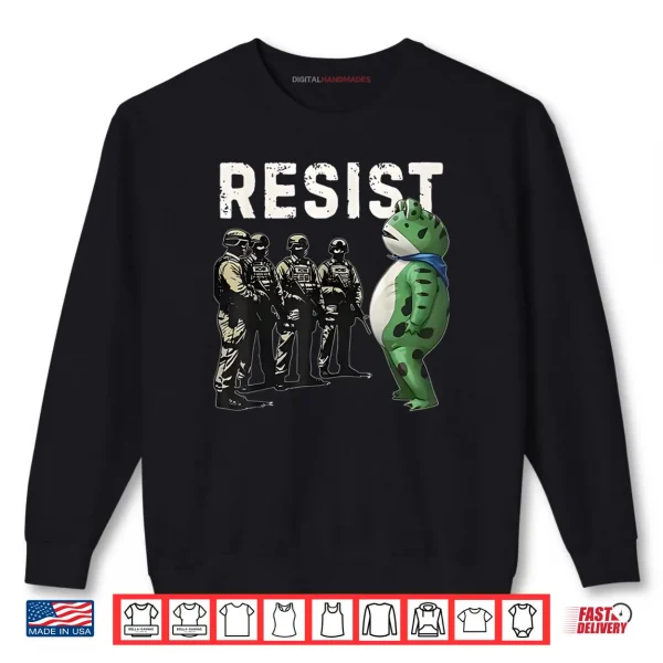 Frogs Resist Portland Frog Protest Shirt 1 Sweatshirt Frogs Resist Portland Frog Protest Shirt