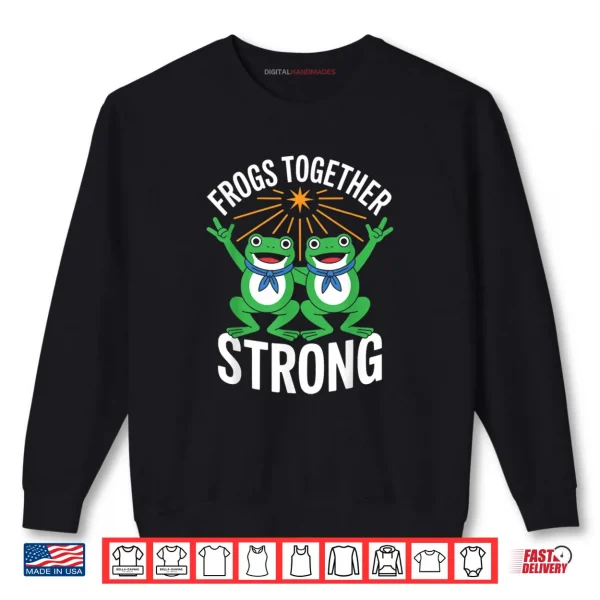 Sweatshirt Frogs Strong Resist Portland Frog Protest Shirt