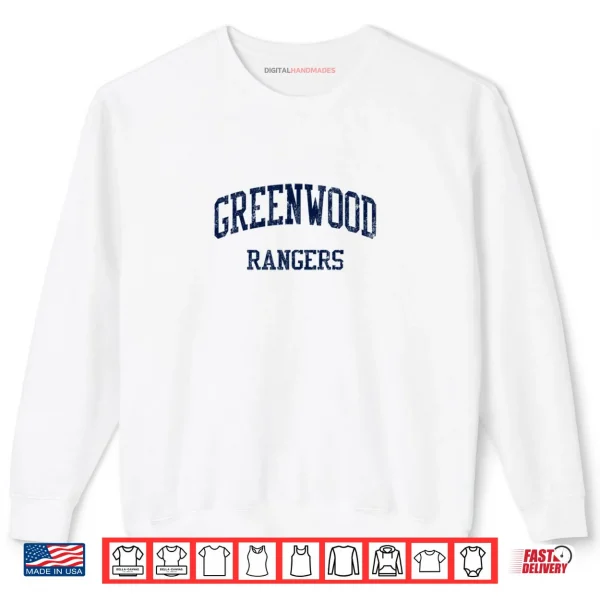 Sweatshirt Greenwood High School HS Midland TX Vintage Sports Long Shirt