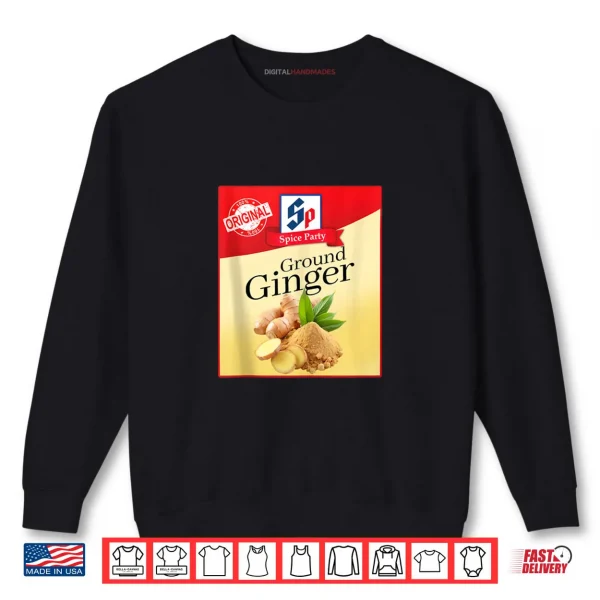 Sweatshirt Ground Ginger Condiment Costume Holiday Spice Group Costumes Shirt
