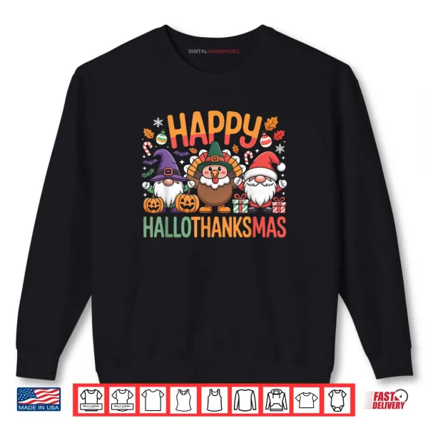 Hallothanksmas Dental Assistant Funny Tooth Christmas Thanks Shirt 1 Sweatshirt Hallothanksmas Dental Assistant Funny Tooth Christmas Thanks Shirt
