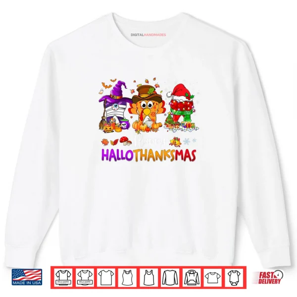 Happy Hallothanksmas Dental Halloween Thanksgiving Christmas Shirt 1 Sweatshirt Happy Hallothanksmas Dental Halloween Thanksgiving Christmas Shirt