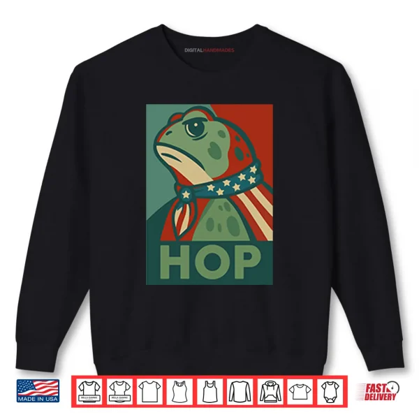 Sweatshirt Hop Portland Frog Shirt