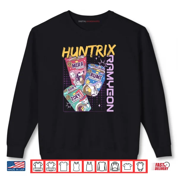Sweatshirt Huntrix Ramyeon Instant Noodle Full Color Shirt