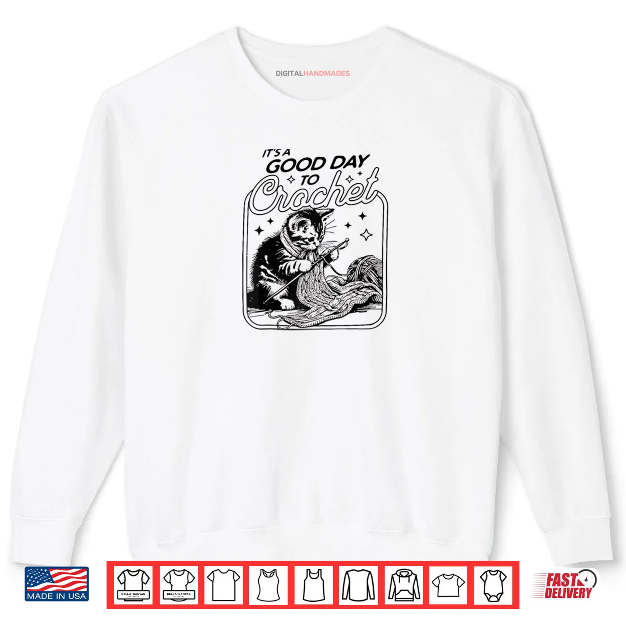 It’s A Good Day to Crochet Girl Women Gift Raglan Shirt It’s A Good Day to Crochet Girl Women Gift Raglan Shirt