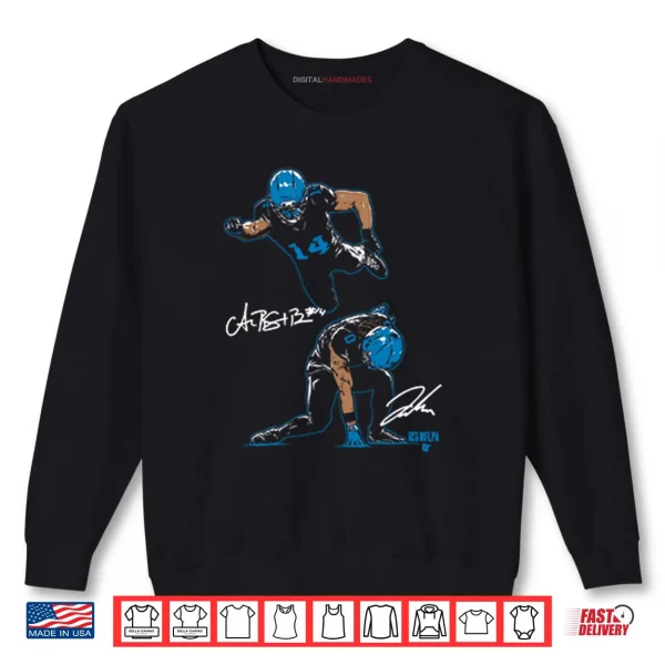 Jahmyr Gibbs And Amon Ra St. Brown Detroit Heroes Shirt 1 Sweatshirt Jahmyr Gibbs And Amon Ra St. Brown Detroit Heroes Shirt