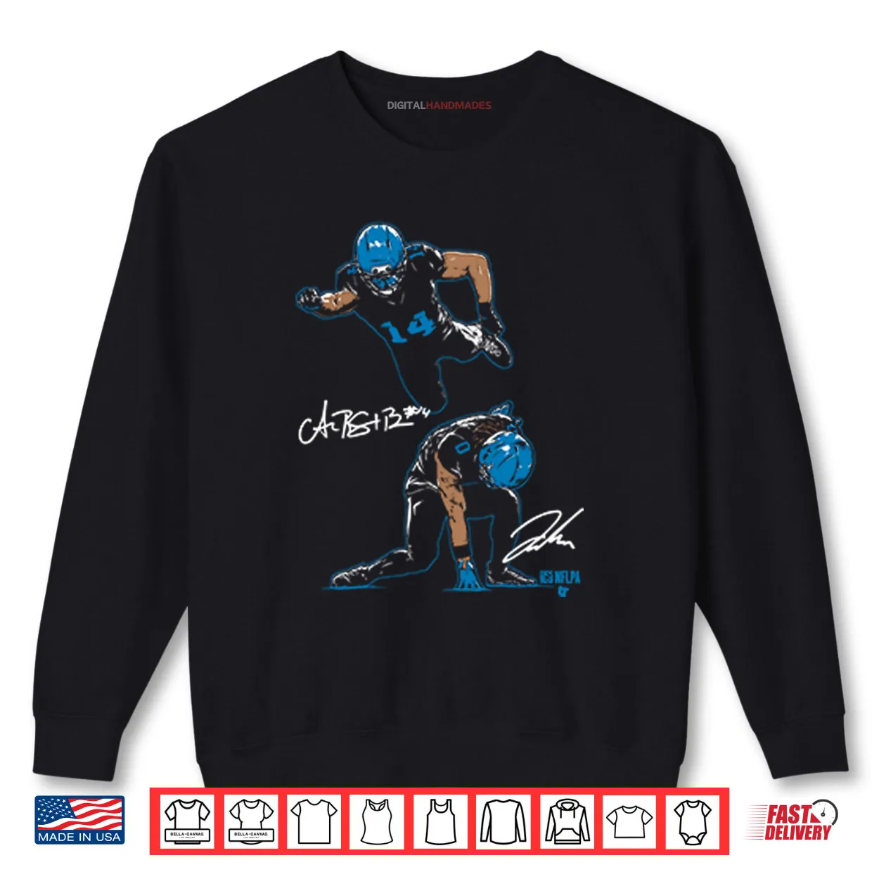 Jahmyr Gibbs And Amon Ra St. Brown Detroit Heroes Shirt Jahmyr Gibbs And Amon Ra St. Brown Detroit Heroes Shirt