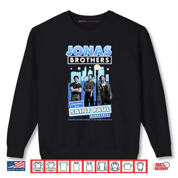 Sweatshirt Jonas Brothers Greetings From Saint Paul Minnesota Shirt