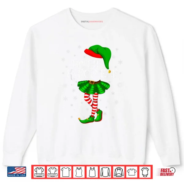 Sweatshirt K Pop Elf Christmas Family Group Girls Xmas Pajama Shirt