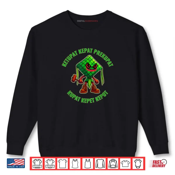 Sweatshirt Ketupat Kepat Prekupat Kepet Kupot Indonesian Ghost Shirt