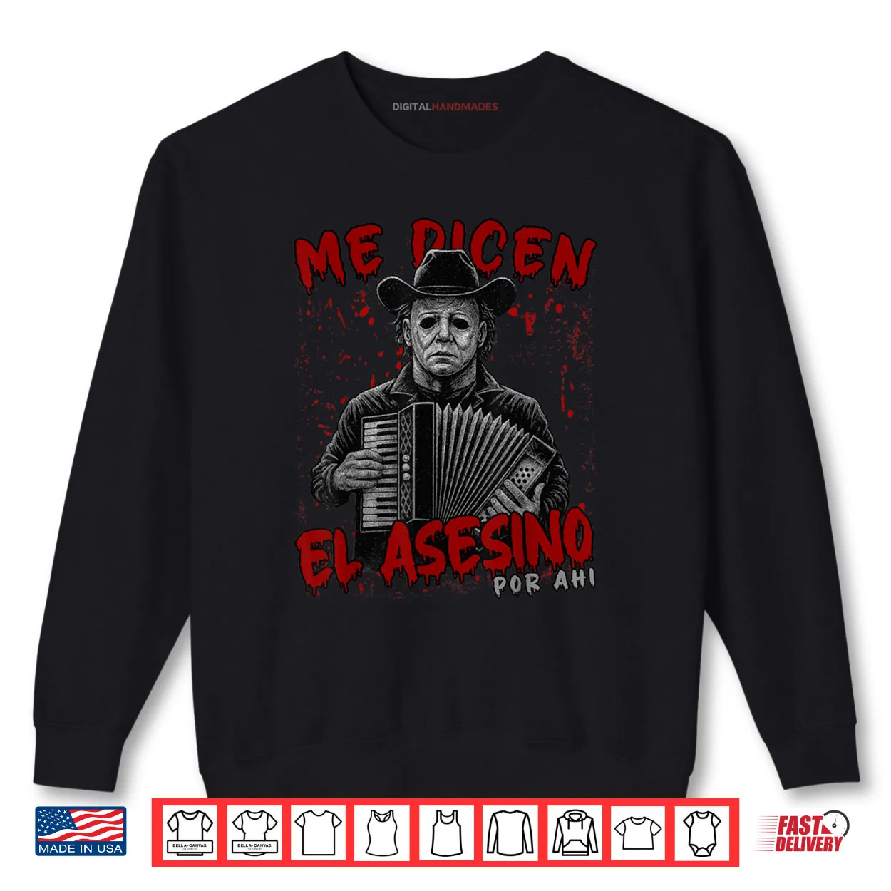 Me Dicen El Asesino Por Ahi Funny Mexican Halloween Shirt Me Dicen El Asesino Por Ahi Funny Mexican Halloween Shirt