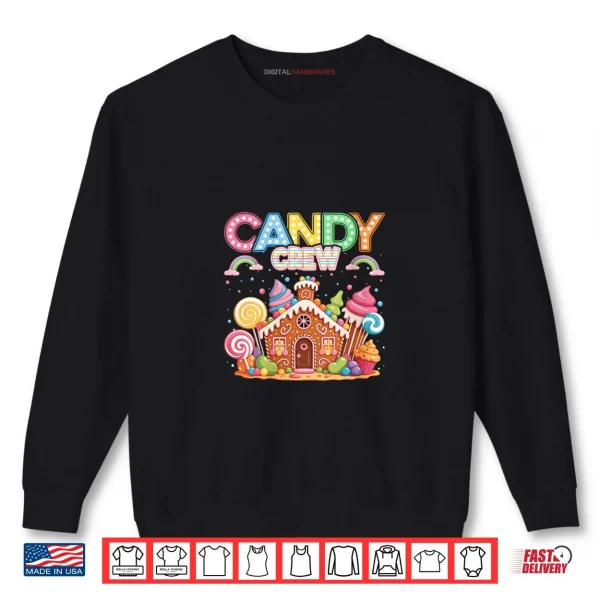Sweatshirt Merry Christmas Candy Crew Squad Matching Xmas Shirt