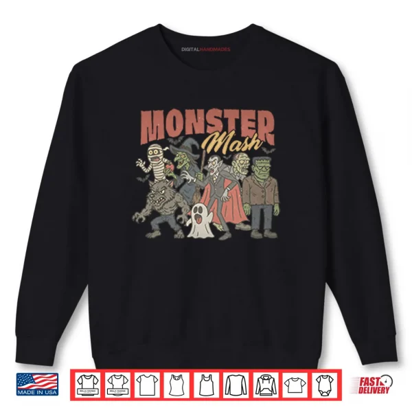 Sweatshirt Monster Mash Halloween Shirt