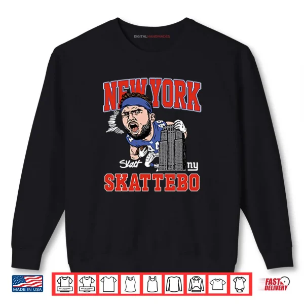 New York Giants Cam Skattebo Shirt 1 Sweatshirt New York Giants Cam Skattebo Shirt