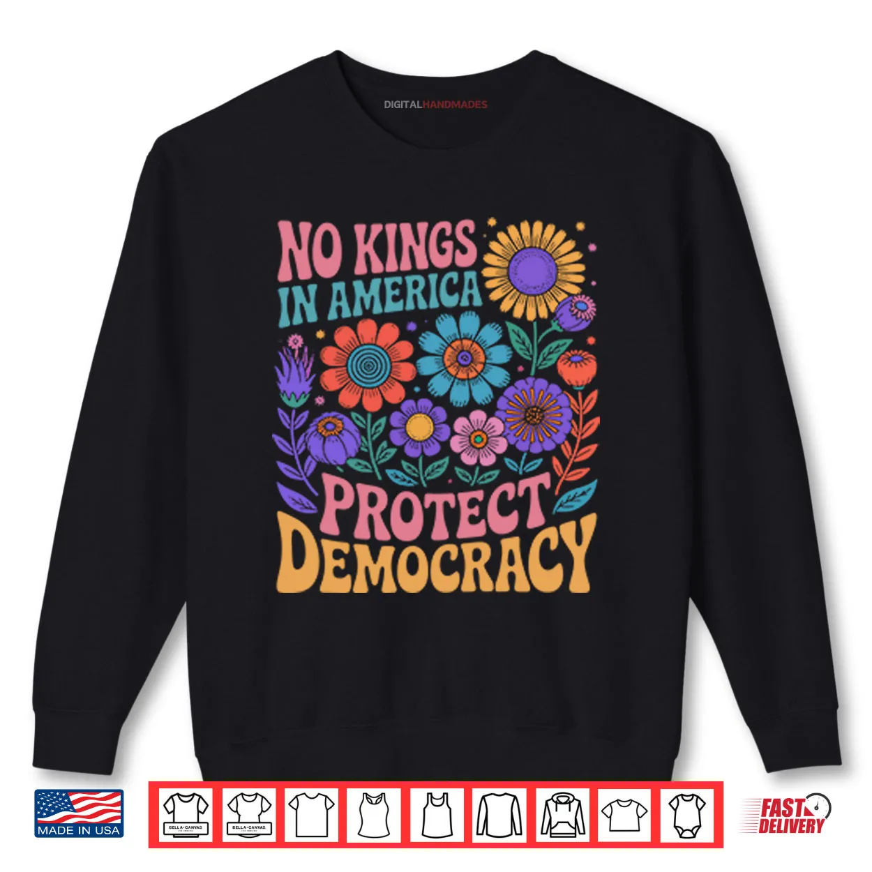 No King In American Protect Democracy Shirt No King In American Protect Democracy Shirt