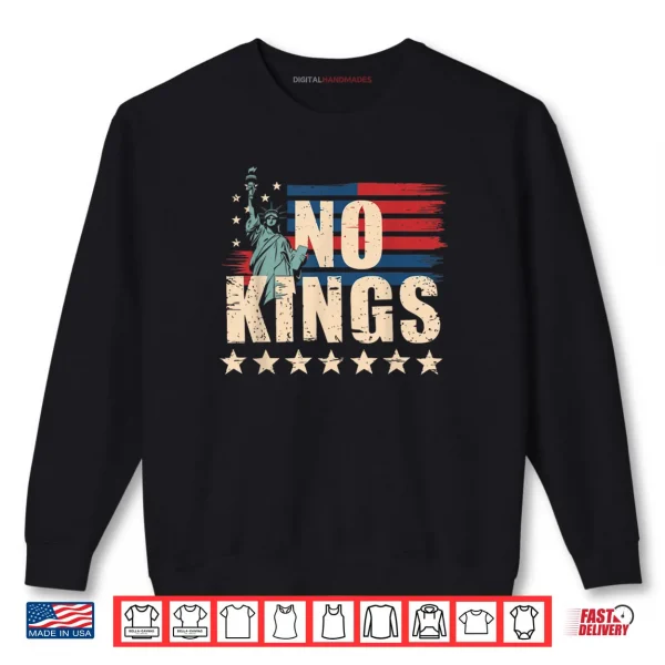 I'm Burnt Out M'Lord Funny Knight Frog Shirt 1 Sweatshirt No Kings in America Statue of Liberty 1776 October 18 Shirt