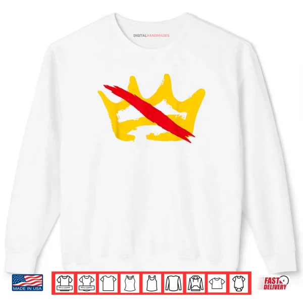 Sweatshirt No Kings in America Vintage Patriotic No Kings Shirt