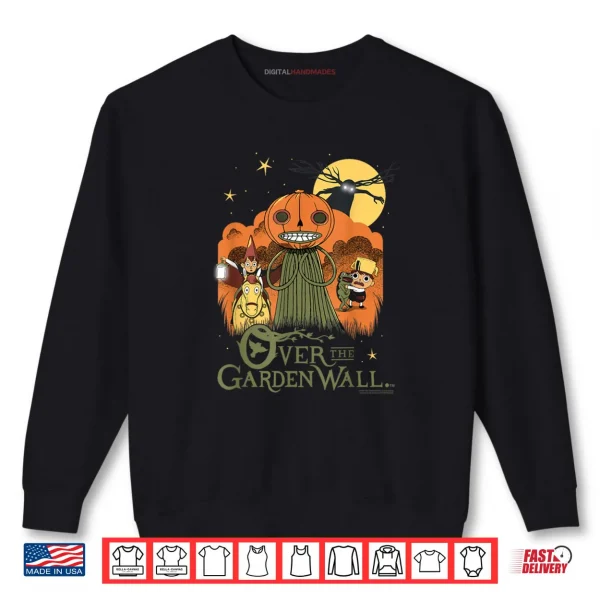 Over The Garden Wall Vintage Halloween Illustration Cartoon Shirt 1 Sweatshirt Over The Garden Wall Vintage Halloween Illustration Cartoon Shirt