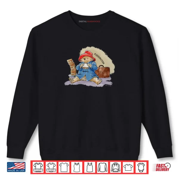 Sweatshirt Paddington Bear Marmalade Sandwich Pile PB Bag Shirt