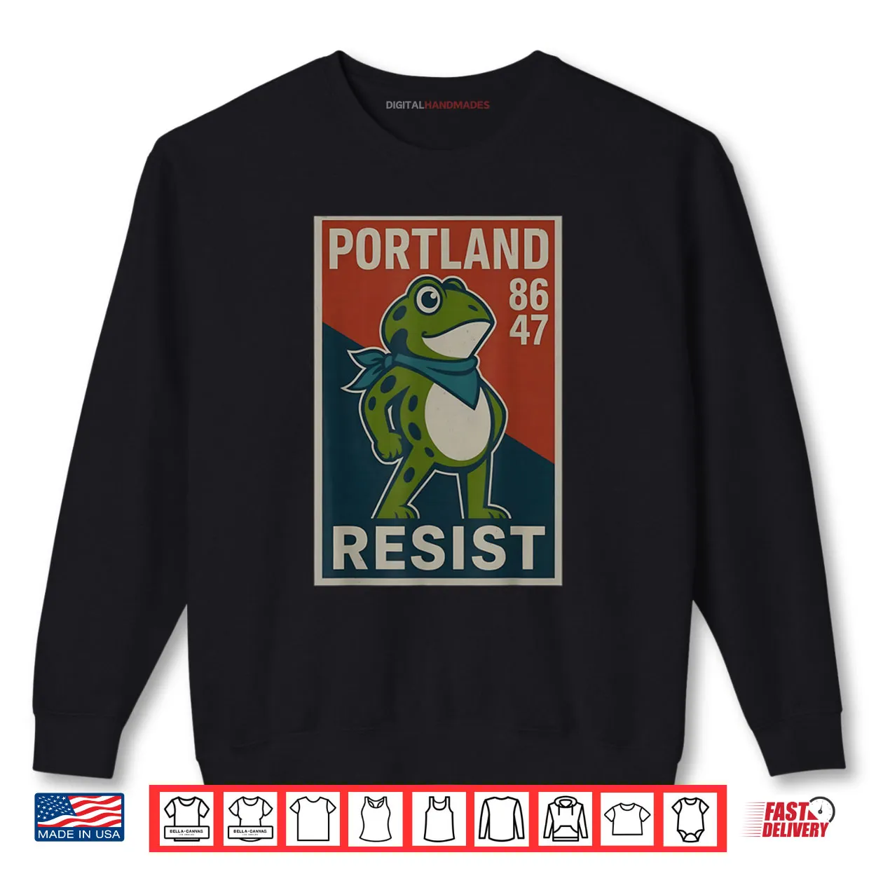 Portland 8647 Frog Resist Protest Retro Vintage Shirt Portland 8647 Frog Resist Protest Retro Vintage Shirt