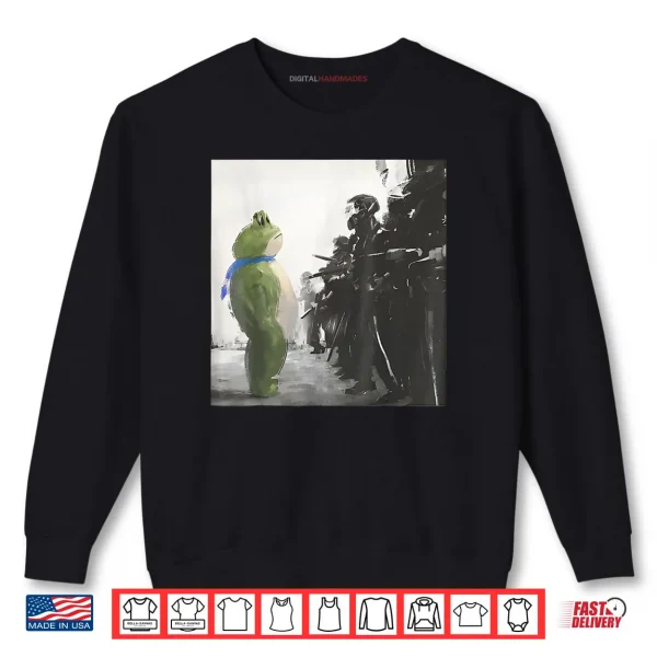 Portland Frog Meme Retro Vintage Style Gift Shirt 1 Sweatshirt Portland Frog Meme Retro Vintage Style Gift Shirt