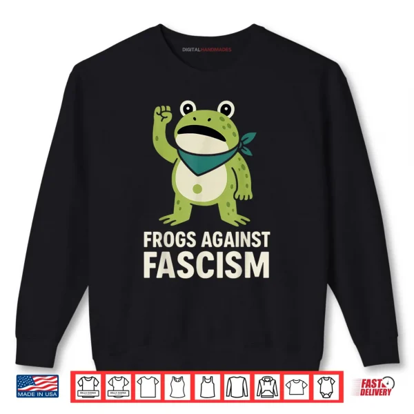 Sweatshirt Portland Frog Protest Funny Frog Shirt