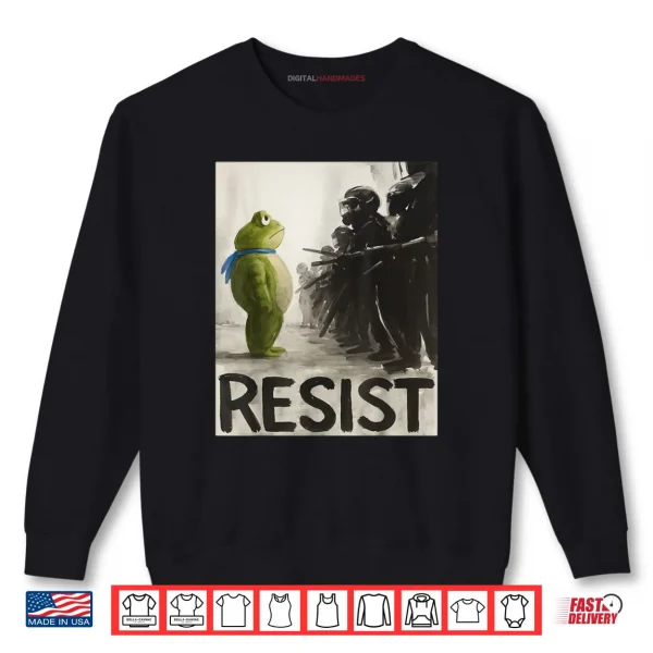 Portland Frog Protest Retro Vintage Shirt 1 Sweatshirt Portland Frog Protest Retro Vintage Shirt