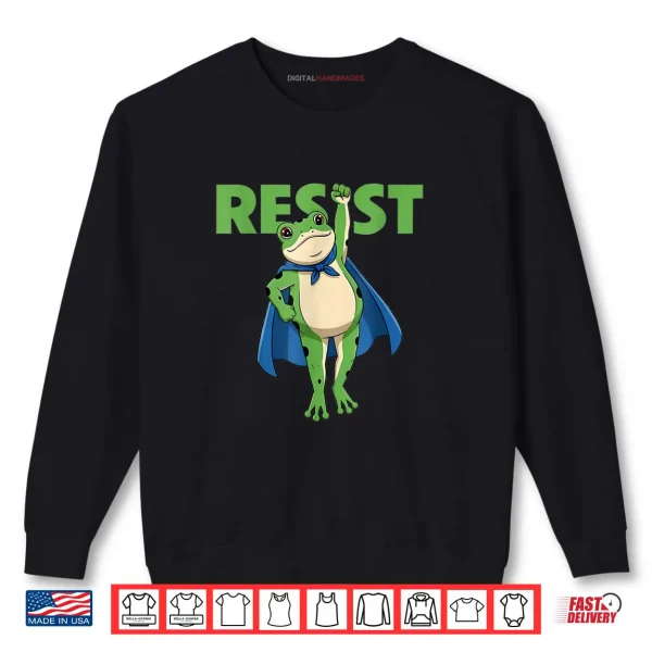 Sweatshirt Portland Frog Protest SuperFrog Shirt