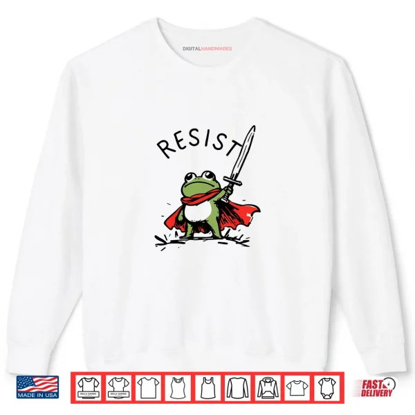 Sweatshirt Portland Frog Resist Anti ICE Shirt