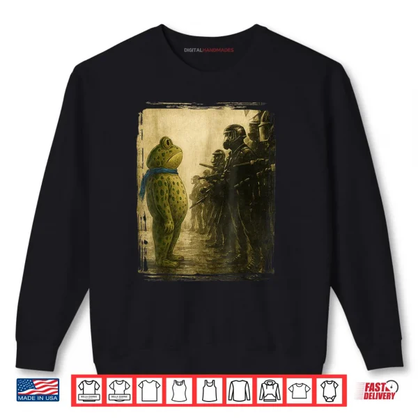 Sweatshirt Portland Frog Vintage Retro Shirt