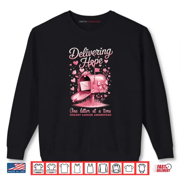 Sweatshirt Postal Clerk Breast Cancer Awareness October We Wear Pink Shirt
