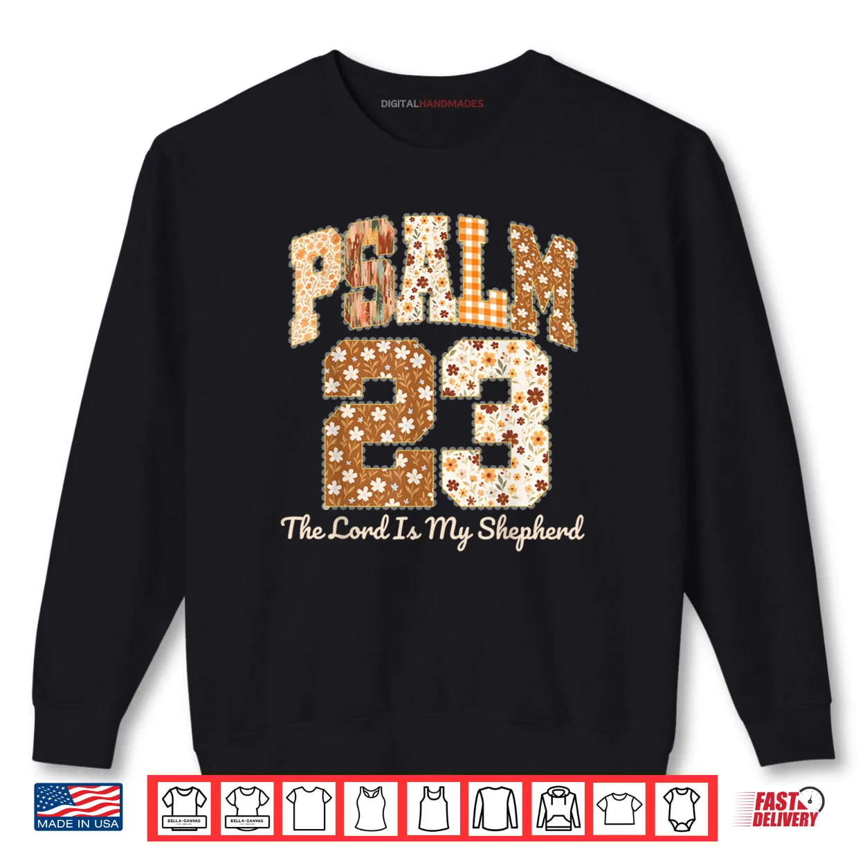 Psalm 23 The Lord is My Shepherd Christian Fall Thanksgiving Shirt Psalm 23 The Lord is My Shepherd Christian Fall Thanksgiving Shirt
