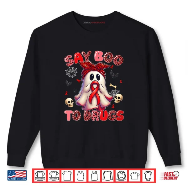 Red Ribbon Week Awareness Shirt 1 Sweatshirt Red Ribbon Week Awareness Shirt