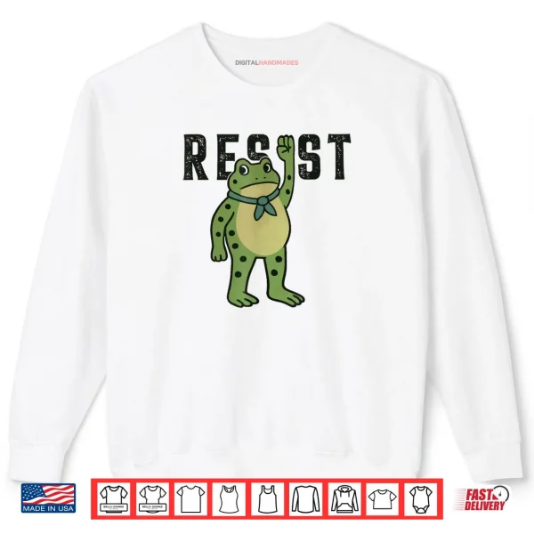 Sweatshirt Resist Frog Portland Frog Protest Frog Shirt