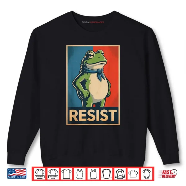 Sweatshirt Resist Frog Portland Frog Protest Shirt