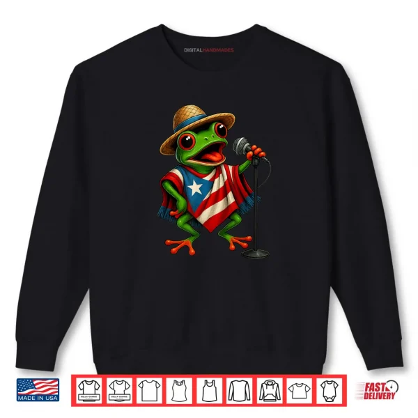Rican Sapo Concho Coqui Frog Funny Puerto Rico Flag Hispanic Shirt 1 Sweatshirt Rican Sapo Concho Coqui Frog Funny Puerto Rico Flag Hispanic Shirt