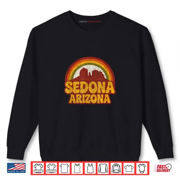 Sweatshirt Sedona Arizona Retro Vintage Souvenir Hiking Mountains Shirt