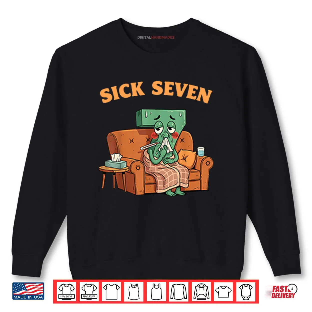 Sick Seven 67 Halloween Costume Fun Wordplay Design Shirt Sick Seven 67 Halloween Costume Fun Wordplay Design Shirt