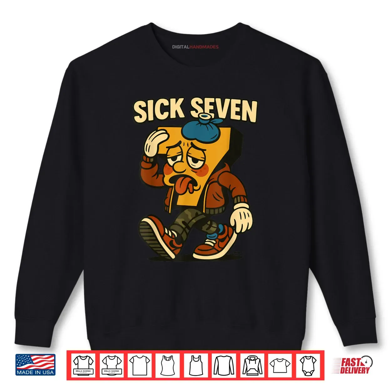 Sick Seven 67 Halloween Costume Funny Six Seven Meme Shirt Sick Seven 67 Halloween Costume Funny Six Seven Meme Shirt