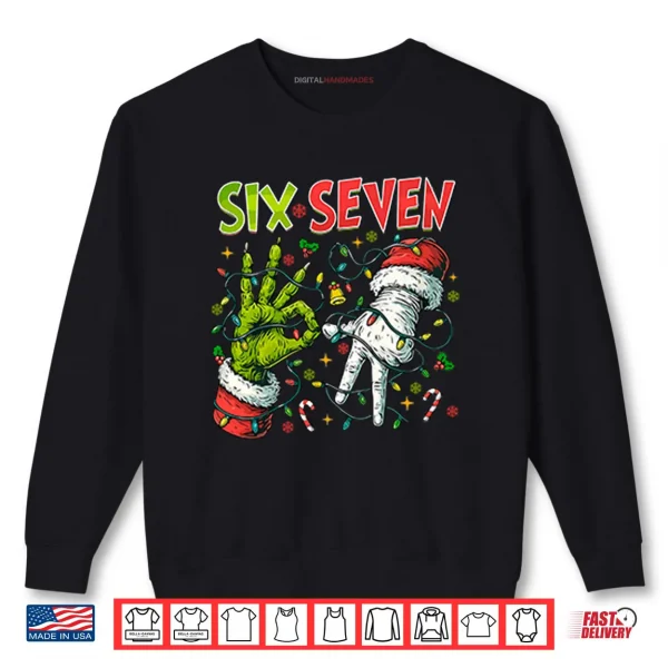 Sweatshirt Six Seven 67 Meme Christmas Shirt