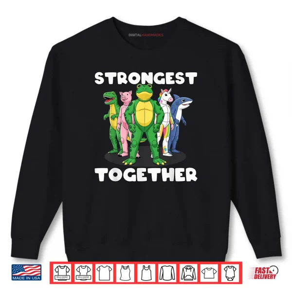 Strongest Together Portland Frog Costume Activist Group Frog Shirt 1 Sweatshirt Strongest Together Portland Frog Costume Activist Group Frog Shirt