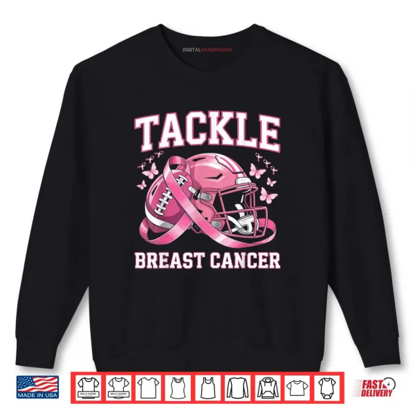 Sweatshirt Tackle Breast Cancer Awareness American Football Shirt